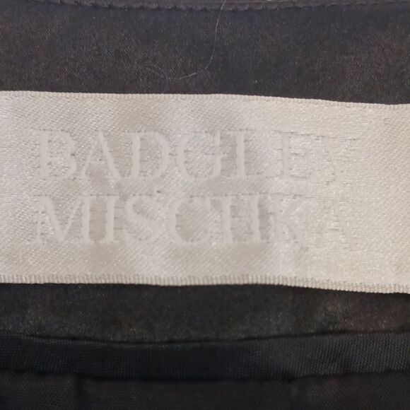 Badgley Mischka black/white tweed, wool,sequin jacket/skirt set size 12 - Picture 9 of 11